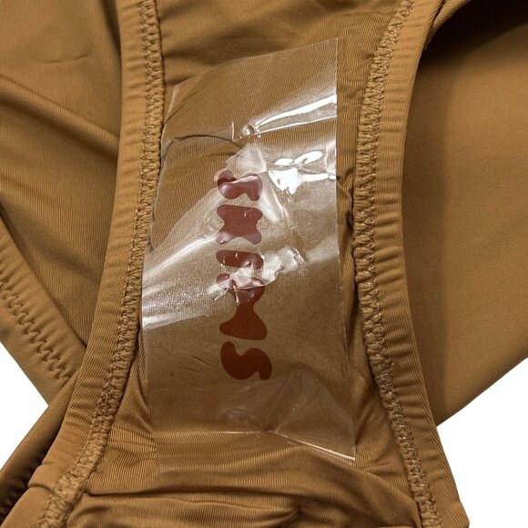 SKIMS Swim Long Sleeve One Piece Almond‎ 3X - Picture 9 of 13